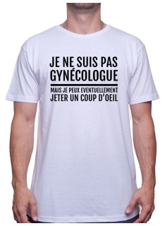 T-Shirt Homme Je ne suis pas gynécologue
