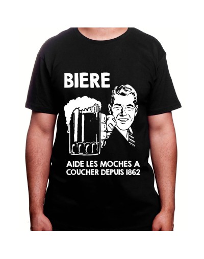 Tee-shirt bière - alcool - cadeau humour
