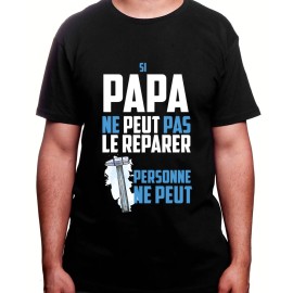 Tshirt Papa Homme - Si papa...